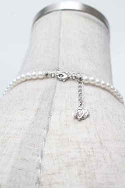 画像3: axes femme / ローズｘパールネックレス  白 S-26-02-05-019-AX-AC-AS-ZS