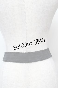 画像3: axes femme / 誕生石モチーフゴムベルト  黒 S-26-02-05-021-AX-ZA-AS-ZS