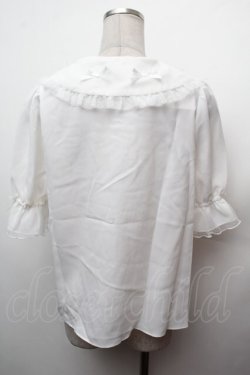 画像4: axes femme kawaii / プチリボン半袖ブラウス  白 S-26-02-05-023-AX-BL-AS-ZS