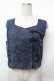 画像1: axes femme / チャイナ風JQ切替ベスト  紺 S-26-02-05-027-AX-TO-AS-ZS (1)