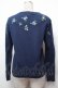 画像4: Jane Marple / ローズ刺繍スウェット  紺 S-26-02-05-028-JM-TO-AS-ZS (4)