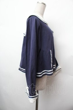画像3: Amavel / セーラーポンチョパーカー  紺 S-26-02-05-030-CA-BL-AS-ZS