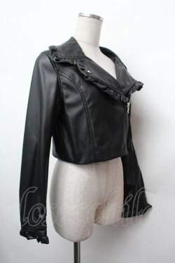 画像2: evelyn / フリルジャケット  黒 S-26-02-05-031-LO-JA-AS-ZS