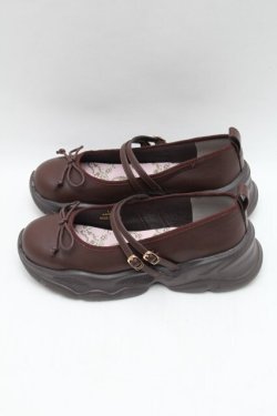 画像2: m petit by misako / AMNIリボンバレエ L ブラウン S-26-02-06-004-LO-SH-HR-ZS