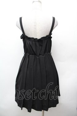 画像2: Jamie エーエヌケー / プリーツキャミワンピース  黒 S-26-02-06-036-LO-TO-HR-ZS