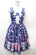 Angelic Pretty / Candy Ornamentジャンパースカート  ネイビー S-26-02-06-037-AP-OP-TE-ZS