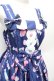 画像2: Angelic Pretty / Candy Ornamentジャンパースカート  ネイビー S-26-02-06-037-AP-OP-TE-ZS (2)