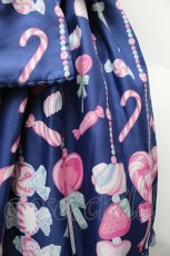 画像5: Angelic Pretty / Candy Ornamentジャンパースカート  ネイビー S-26-02-06-037-AP-OP-TE-ZS (5)