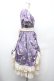 画像4: 中国ロリータ / フラワーフレームプリントワンピース XL パープル S-26-02-06-039-LO-OP-TE-ZS (4)