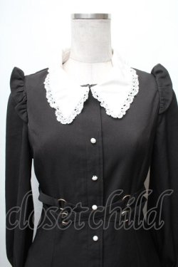 画像3: Rojita / クロスバックルワンピース  黒ｘ白 S-26-02-06-043-LO-OP-HR-ZS