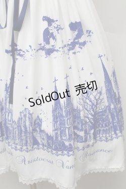 画像3: Moi-meme-Moitie / サイレントムーンワンピース(ミニ丈)  白ｘ青 S-26-02-06-044-MO-OP-HR-ZS