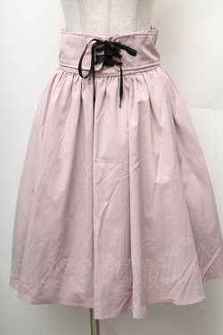 画像1: Ank Rouge / レースアップスカート  ピンク S-26-02-06-046-CA-PA-HR-ZS