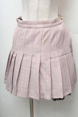 画像1: Ank Rouge / チェックプリーツスカート  ピンク S-26-02-06-047-CA-SK-HR-ZS