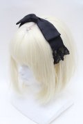 Angelic Pretty / Angel Ribbonベールカチューシャ【ベール欠品】  黒 S-26-02-06-006-AP-AC-HR-ZS