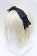 画像1: Angelic Pretty / Angel Ribbonベールカチューシャ【ベール欠品】  黒 S-26-02-06-006-AP-AC-HR-ZS (1)