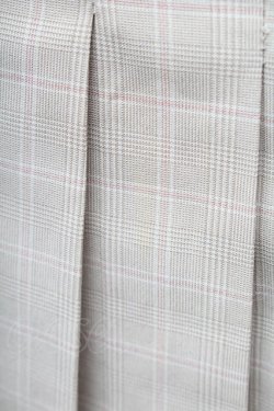 画像3: Ank Rouge / チェックプリーツスカート  ベージュ S-26-02-06-049-CA-SK-HR-ZS