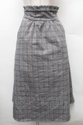 LOLITA / タータンチェックロングスカート  グレー S-26-02-06-051-LO-SK-HR-ZS