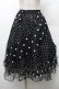 画像1: LOLITA / ドットチュール重ねスカート  黒 S-26-02-06-054-LO-SK-HR-ZS (1)