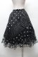画像2: LOLITA / ドットチュール重ねスカート  黒 S-26-02-06-054-LO-SK-HR-ZS (2)