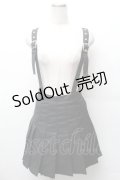 Ank Rouge / サス付プリーツスカート  黒 S-26-02-06-055-CA-SK-HR-ZS