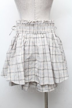 画像2: axes femme POETIQUE / レースアップデザインスカパン  ベージュ S-26-02-06-057-AX-PA-HR-ZS