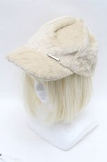 画像1: MILKBOY / ファーキャップ  ベージュ S-26-02-06-007-MB-AC-HR-ZT087 (1)