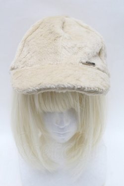 画像2: MILKBOY / ファーキャップ  ベージュ S-26-02-06-007-MB-AC-HR-ZS