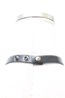 画像3: EATME / ロックレザーチョーカー  黒 S-26-02-06-008-LO-ZA-HR-ZS