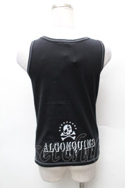 画像2: ALGONQUINS / スカルオプリントタンクトップ  黒 S-26-02-06-017-AL-TO-HR-ZS