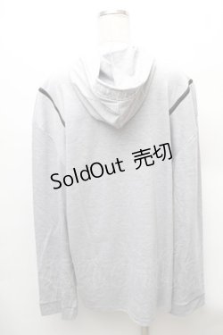 画像2: NieR Clothing / フード付カーディガン  グレー S-26-02-06-026-PU-TO-HR-ZS