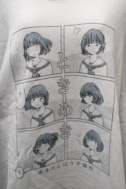 画像3: Candy Stripper / TOKIMEKI BIGトップス  グレー S-26-02-06-029-PU-TO-HR-ZS