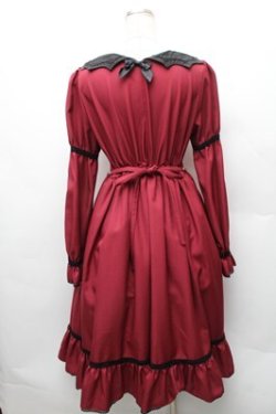 画像2: ALICE and the PIRATES / Bat Maidワンピース  エンジｘ黒 S-26-02-08-038-PA-OP-HR-ZS