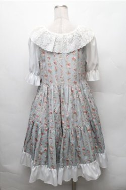 画像2: marcHenTica / フレアローズワンピース(半袖)  ミント S-26-02-08-041-LO-OP-HR-ZS