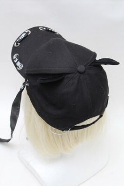 画像3: PUNK / 猫耳キャップ  黒 S-26-02-08-006-PU-AC-HR-ZS