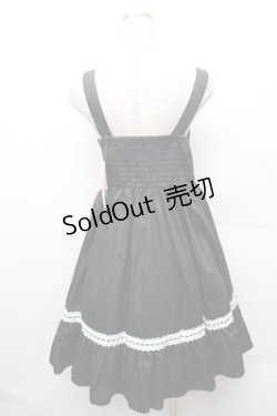 画像2: Eri Aino's collaboration / TTAINリボンレースジャンパースカート M 黒 S-26-02-08-047-LO-OP-HR-ZS