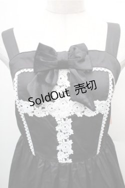 画像3: Eri Aino's collaboration / TTAINリボンレースジャンパースカート M 黒 S-26-02-08-047-LO-OP-HR-ZS