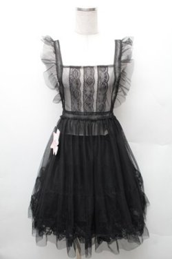 画像1: Virally / TT*HOSレースエプロン  黒 S-26-02-08-050-LO-OP-HR-ZS