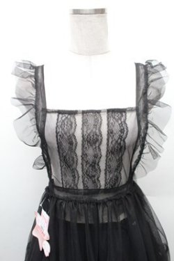 画像3: Virally / TT*HOSレースエプロン  黒 S-26-02-08-050-LO-OP-HR-ZS