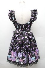 画像2: Angelic Pretty / Happy Treat Partyジャンパースカート  黒 S-26-02-08-051-AP-OP-HR-ZS (2)