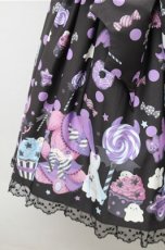 画像3: Angelic Pretty / Happy Treat Partyジャンパースカート  黒 S-26-02-08-051-AP-OP-HR-ZS (3)