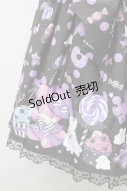 画像3: Angelic Pretty / Happy Treat Partyジャンパースカート  黒 S-26-02-08-051-AP-OP-HR-ZS