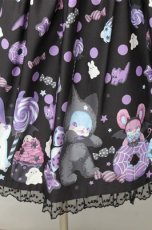 画像4: Angelic Pretty / Happy Treat Partyジャンパースカート  黒 S-26-02-08-051-AP-OP-HR-ZS (4)