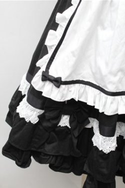 画像3: Angelic Pretty / Dreamパティシエジャンパースカート  黒ｘ白 S-26-02-08-052-AP-OP-HR-ZS