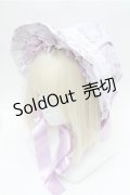 metamorphose / シャーロットフリルボンネット  ラベンダー S-26-02-08-010-ME-AC-HR-ZS