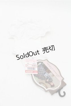 画像1: Kurumi Collaboration / ECkurumiCSレース ソックス  白 S-26-02-08-020-LO-ZA-HR-ZS