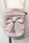 m petit by misako / NINA’S スマホショルダー バッグ  ピンクベージュ S-26-02-08-028-LO-ZA-HR-ZS