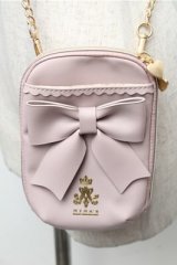 m petit by misako / NINA’S スマホショルダー バッグ  ピンクベージュ S-26-02-08-028-LO-ZA-HR-ZS
