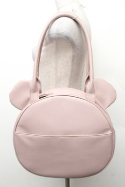 画像2: axes femme kawaii / クマ型トートバッグ  ピンク S-26-02-08-029-AX-BG-HR-ZS