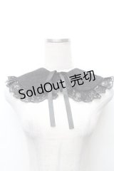 m petit by misako / AMレースツケエリ  黒 S-26-02-08-031-LO-ZA-HR-ZS