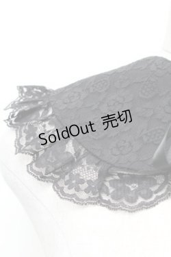 画像2: m petit by misako / AMレースツケエリ  黒 S-26-02-08-031-LO-ZA-HR-ZS